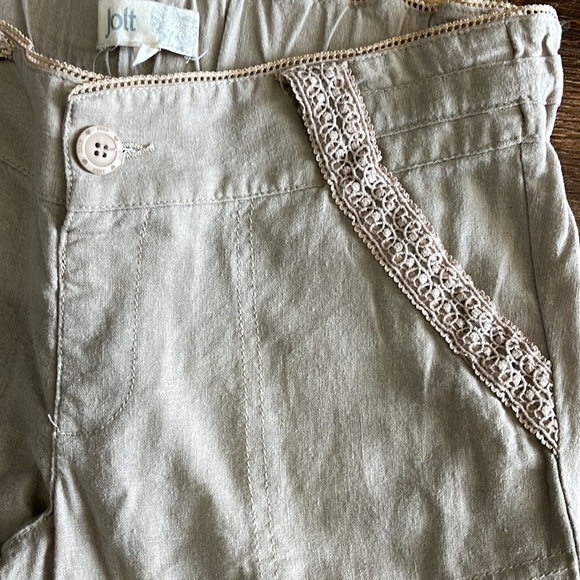 JOLT Linen pants khaki - Picture 2 of 5
